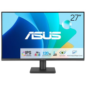 ASUS VA279HG - GAMING 27" FHD - 1MS - DALLE IPS - 120HZ - ADAPTIVE-SYNC - HDMI/VGA - BLACK