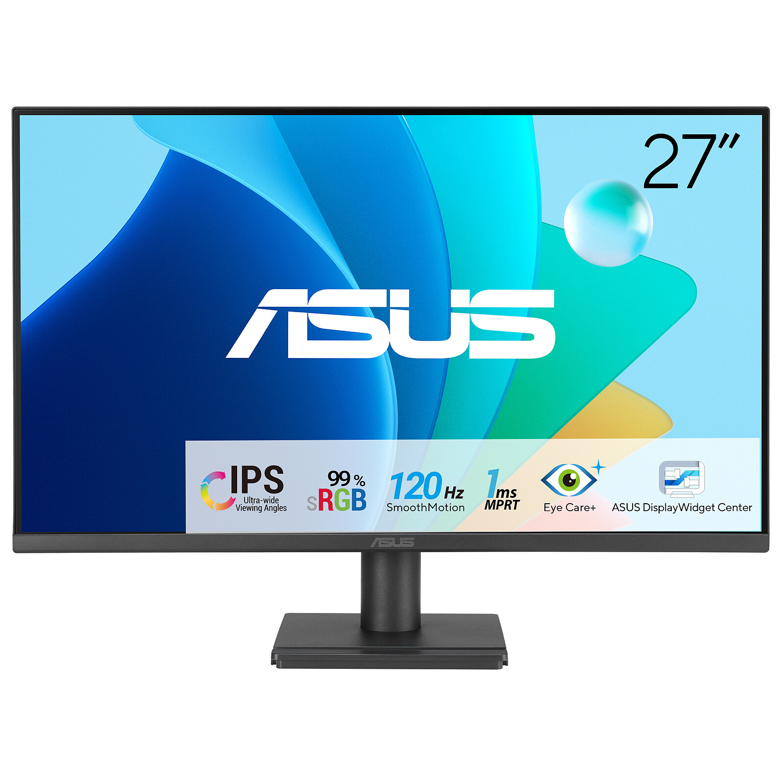ASUS VA279HG - GAMING 27" FHD - 1MS - DALLE IPS - 120HZ - ADAPTIVE-SYNC - HDMI/VGA - BLACK
