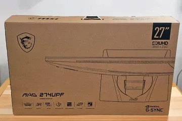 ÉCRAN MSI 274UPF - 27 INCH 4K UHD - ESPORTS GAMING - IPS - 144 HZ - 1MS - G-SYNC ADJUSTABLE / VESA – Image 3