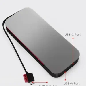 LENOVO GO POWER BANK PORTABLE 20000 MAH - USB-C 65 W - 3 APPAREILS - SMARTPHONES & LAPTOP - SUPER FAST