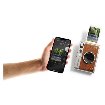 FUJIFILM INSTAX MINI EVO - APPAREIL PHOTO INSTANTANÉ - BLUETOOTH - LENS 28MM - 5 MP - FLASH - USB-C - MARRON (Copie) – Image 5