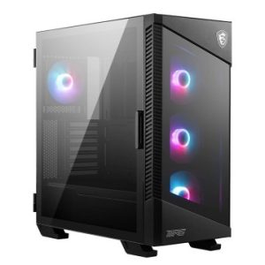 MSI MPG VELOX 100R BLACK - BOÎTIER GAMING ATX AVEC PANNEAU EN VERRE TREMPÉ - RGB