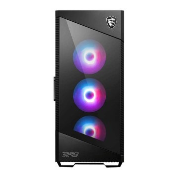 MSI MPG VELOX 100R BLACK - BOÎTIER GAMING ATX AVEC PANNEAU EN VERRE TREMPÉ - RGB – Image 2