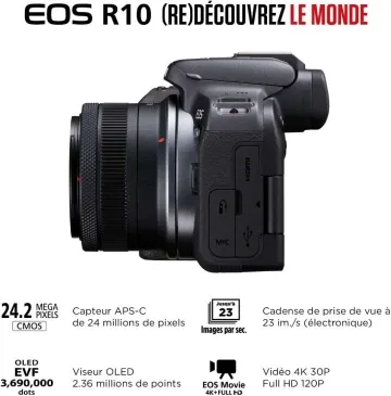 CANON EOS 250D DC - APPAREIL PHOTO NUMÉRIQUE - 24.1MP - REFLEX OBJECTIF EF-S - 18-55MM III WI-FI - BLUETOOTH - BLACK – Image 2