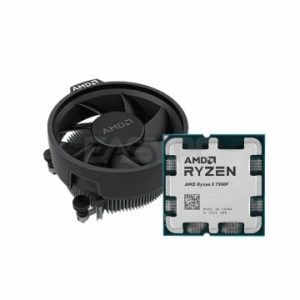 PROCESSEUR AMD RYZEN 5 7500F - SOCKET AM5 - 6-CORE - 12-THREADS - 5.2GHZ - APK TRY AVEC VENTILO