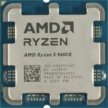 Processeur AMD RYZEN 5 9600X - SOCKET AM5 - 1006-COEURS - 12-THREADS - 4.7GHZ - 38MO CACHE 170W – Image 2