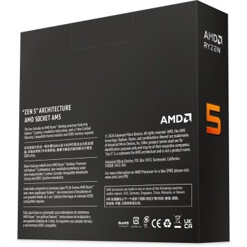 Processeur AMD RYZEN 5 9600X - SOCKET AM5 - 1006-COEURS - 12-THREADS - 4.7GHZ - 38MO CACHE 170W – Image 3
