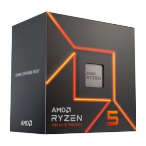 PROCESSEUR AMD RYZEN 5 7600 - SOCKET AM5 - 6-CORE - 12-THREADS - 5.1GHZ - 32MB - BOX AVEC VENTILO