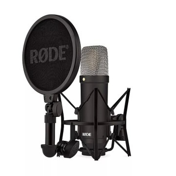 RODE NT1 SIGNATURE SERIES - MICROPHONE À CONDENSATEUR - 20KHZ - XLR - HIGH QUALITY - HOME STUDIO - POP FILTER - BLACK – Image 2