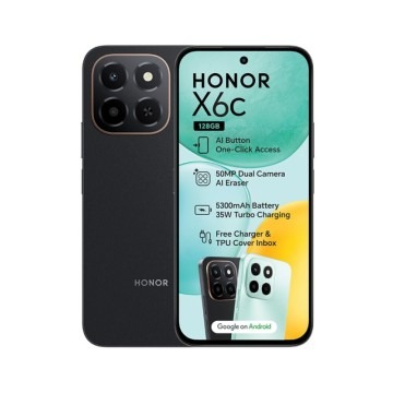 HONOR X6C - MEDIATEK HELIO G81 ULTRA - 6GO - 128GO - DUAL SIM - 6.6" HD 120 HZ - 50MP - NFC - 5300MAH - BLACK – Image 4