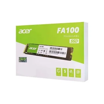 ACER FA100 1TB - NVME PCIE GEN 3 X 4 M.2 - 3D NAND 2280 - HIGH PERFORMANCE - FREE CLONING - BLACK
