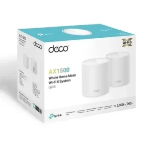 TP-LINK DECO X10 2 PACK - 2 ROUTEURS MESH WI-FI 6 AX1500 - MU-MIMO - OFDMA - SYSTÈME MAISON & BUREAU