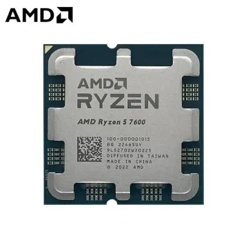 PROCESSEUR AMD RYZEN 5 7600 - SOCKET AM5 - 6-CORE - 12-THREADS - 5.1GHZ - 32MB - BOX AVEC VENTILO – Image 4