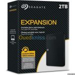 SEAGATE EXPANSION 2TB - USB 3.0 EXTERNAL HARD DRIVE - STKM2000400 - WINDOWS & MACOS - BLACK