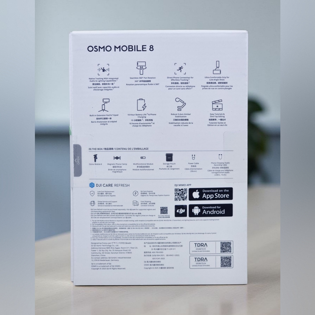 DJI OSMO MOBILE 8 - STABILISATEUR SMARTPHONE - BLUETOOTH - PLIABLE - AMAGNÉTIQUE - PORTRAIT/PAYSAGE – Image 7