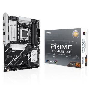 ASUS PRIME B850-PLUS-CSM- CARTE MÈRE ATX - SOCKET AM5 - DDR5 - PCIE 5.0 - M.2 - 2.5GBE - BLACK
