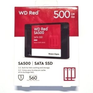 WESTERN DIGITAL RED SA500 - 500GB SSD SATA 2.5 - 6GB/S - 560MB/S - NAS 3D NAND - SYNOLOGY - BLACK
