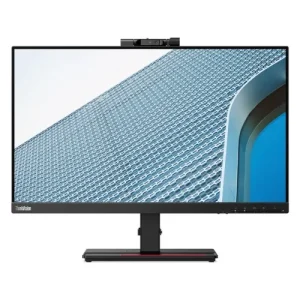 ECRAN LENOVO THINKVISION T24V-20 - 23.8" FULL HD - 60 Hz - IPS - 4MS - HDMI/DP/VGA - WEBCAM - SPEAKERS - ADJUSTABLE - BLACK