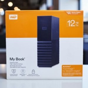 WD MY BOOK 12TB - DISQUE DUR EXTERNE DESKTOP HDD 3.5" - USB 3.0 - BACKUP HAUTE CAPACITÉ - BLACK
