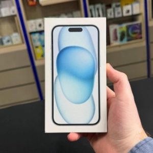 APPLE IPHONE 15 - 128GB - SINGLE SIM - 6.1" XDR OLED - 48 MPXL - 5G - USB-C - NFC - BLEU - SCELLÉE MTP43QL/A