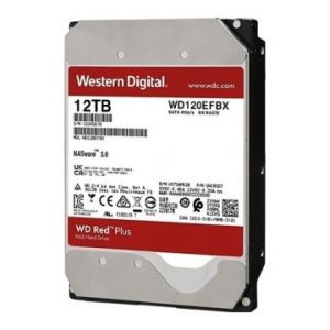 WD RED PLUS NAS WARE 12TB - DISQUE DUR HDD 3.5" - 7200 RPM - SATA 6 GB/S - 256MB CACHE - WD120EFGX