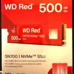 WESTERN DIGITAL SN700 - SSD M.2 RED 500GB - 2280 NVME PCIE 3.0 X4 - 3400 Mos -NAS & BAIE DE STOCKAGE