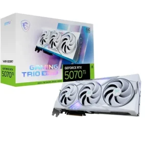 MSI GEFORCE RTX 5070 Ti - GAMING TRIO OC - 16GB GDDR7 - DLSS4 4K - REFLEX 2 - HDMI/DP - PCIE - WHITE