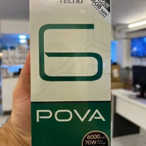 SMARTPHONE TECNO POVA 6 LI7 - DUAL SIM - 8 + 8GB EXTENDED - 256GB - 6,6" 120HZ IPS - 32MPXL - 6000 MAH