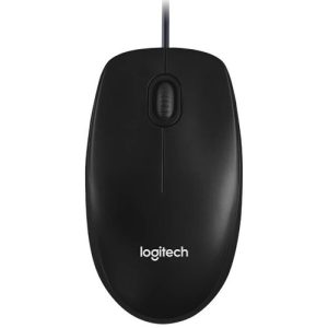 LOGITECH MOUSE M100 - SOURIS FILAIRE - AMBIDEXTRE - CAPTEUR OPTIQUE 1000 DPI - 3 BOUTONS - BLACK