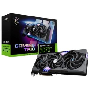 MSI GEFORCE RTX 5070 Ti - GAMING TRIO OC - 16GB GDDR7 - DLSS4 4K - REFLEX 2 - HDMI/DP - PCIE - BLACK