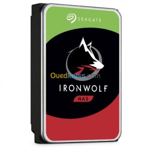 SEAGATE IRONWOLF NAS - DISQUE 8TB HDD - 3.5" SATA - RED NAS - 7200 RPM - cache 256 MO - CMR - ST8000VN004