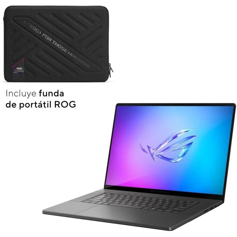 ASUS ROG ZEPHYRUS G16 OLED - INTEL CORE ULTRA 9 285H - 64GO DDR5 - 2TO SSD - 16" OLED 2.5K 240Hz - RTX 5080 16GO - rétroéclairé - ECLIPSE GREY – Image 2