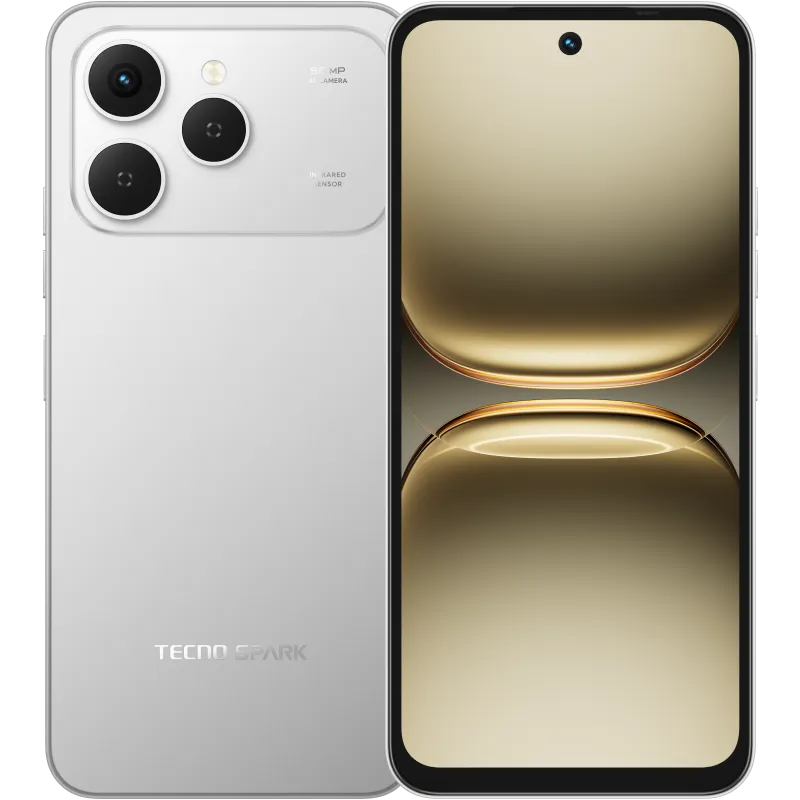 SMARTPHONE TECNO SPARK 40 KM5N - HELIO G81 - DUAL SIM - 6 + 6GB EXTENDED - 128 GO - 6.67" HD+ 120HZ - 50 MP - 5200 MAH - BLACK & GRIS & BLEU SPARK 40 KM5N – Image 2