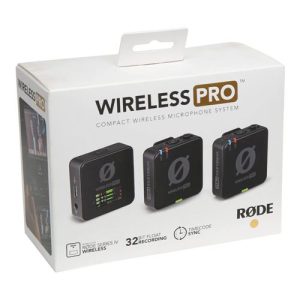 RODE WIRELESS PRO - MICROPHONE SANS FIL - ULTRA-COMPACT - 2TX + 1RX - 3,5mm - PHONES & CAMERA