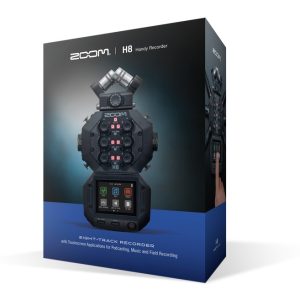 ZOOM H8 - ENREGISTREUR PORTABLE PRO - 12 PISTES - LCD TACTILE - MUSICALE - PODCASTS - XYH-6 -STÉRÉO