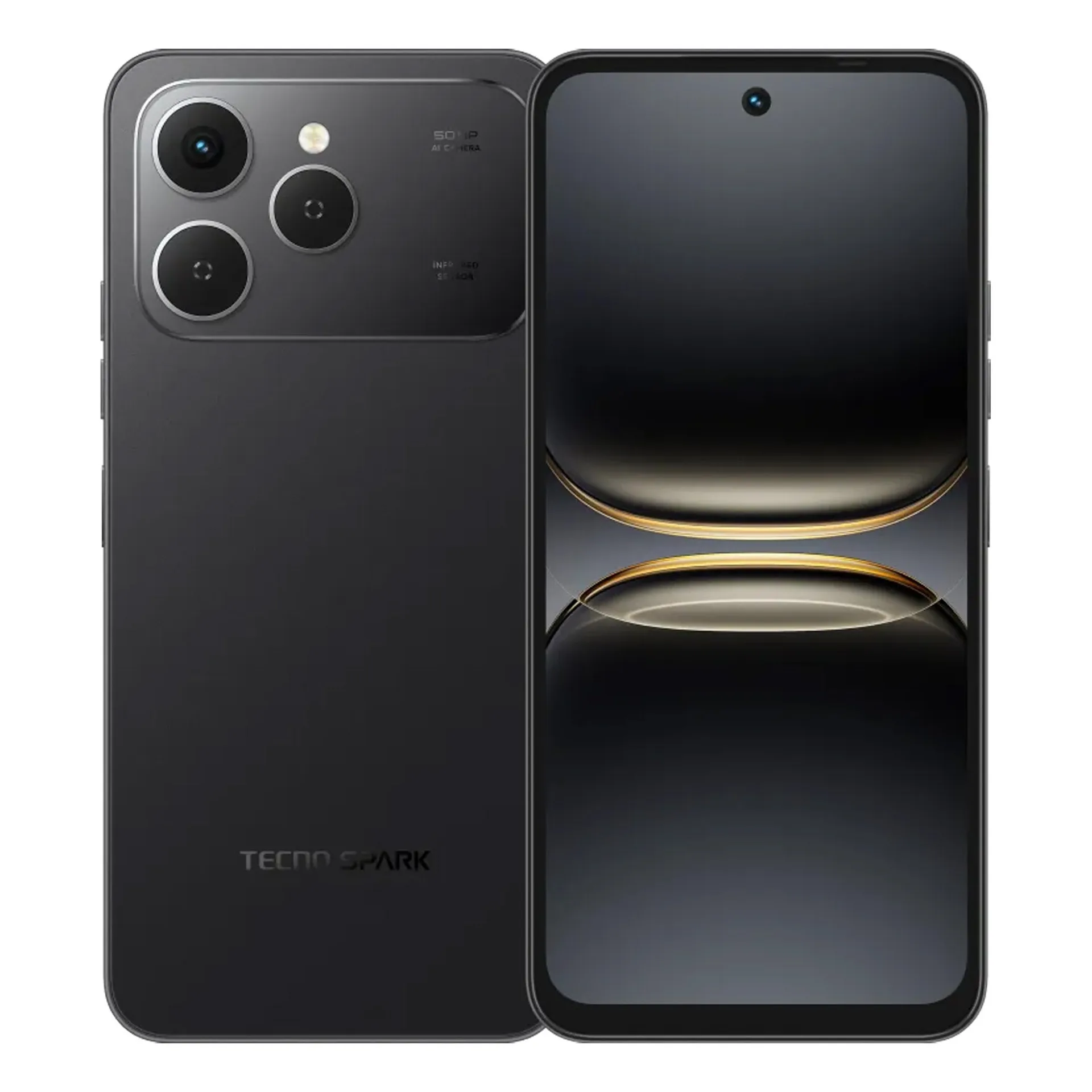 SMARTPHONE TECNO SPARK 40 KM5N - HELIO G81 - DUAL SIM - 8 + 8GB EXTENDED - 256 GO - 6.67" HD+ 120HZ - 50 MP - 5200 MAH - BLACK & WHITE SPARK 40 KM5N – Image 2