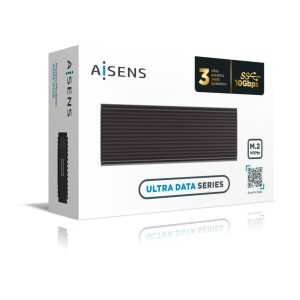 AISENS ULTRA DATA ASM2-022B - BOÎTIER EXTERNE M.2 NVME - RACK USB 3.2 GEN2 - USSB-C 10GNPS - NGFF- BLACK