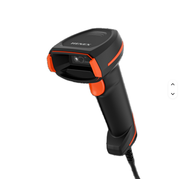 HENEX HC-4208S - DOUCHETTE LECTURE CODE À BARRE 2D FILAIRE - USB/RS232 - IP52 - PLUG & PLAY - BLACK