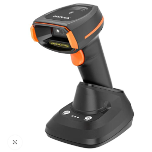 HENEX HC-4208SRC - DOUCHETTE LECTURE CODE À BARRE 2D SANS FIL - USB/RS232 - IP52 - BLUETOOTH AVEC 2.4GHz - USB-C - BLACK