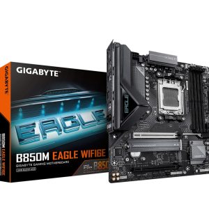 GIGABYTE B850M EAGLE WIFI6E - CARTE MÈRE MICRO ATX - SOCKET AM5 - 4 X DDR5 - 1 X PCIE 5.0 X16 - 2 X M.2 NVME - WIFI 6E - BLUETOOTH 5.3 - LAN 2.5GBE - BLACK