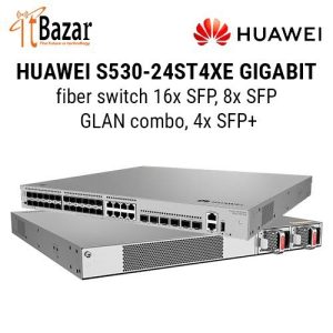 HUAWEI eKIT S530-24ST4XE - SWITCH MANAGEABLE L3 - 24 PORTS SFP GIGABIT - 4 PORTS 10GE SFP+ - BLACK
