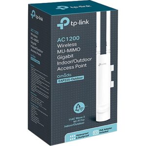TP-LINK EAP225 AC1200 - POINT D'ACCÈS OUTDOOR WIFI 6 - MESH DUAL BAND MU-MIMO - GIGABIT OMADA - ORIGINAL