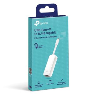 TP-LINK UE300C - ADAPTATEUR USB-C VERS GIGABIT ETHERNET RJ45 - USB 3.0 - WHITE - GIGABIT RAPIDE ET STABLE - ORIGINAL