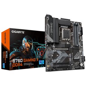 GIGABYTE B760 GAMING X DDR4 - CARTE MÈRE ATX - SOCKET LGA 1700 - 4 X DDR4 - 1 X PCIE 4.0 X16 - 3 X M.2 PCIE 4.0 NVME - LAN 2.5GBE - USB 3.1 - BLACK