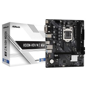 ASROCK H510M-HDV/M.2 SE - CARTE MÈRE MICRO ATX - SOCKET INTEL LGA1200 - DDR4 - M.2 NVME - PCIE 4.0 - BLACK