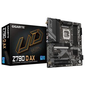 GIGABYTE Z790 D AX - CARTE MÈRE ATX - SOCKET LGA 1700 - 4 x DDR5 - 1 x PCIe 5.0 X16 - 3 x M.2 PCIe 4.0 NVMe - WIFI 6E - BT 5.3 - LAN 2.5GBE - BLACK