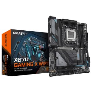 GIGABYTE X870 GAMING X WIFI7 - CARTE MÈRE ATX - SOCKET AM5 - 4 x DDR5 - 1 x PCIe 5.0 X16 - 3 x M.2 NVMe - WIFI 7 - BT 5.4 - LAN 2.5GBE - BLACK