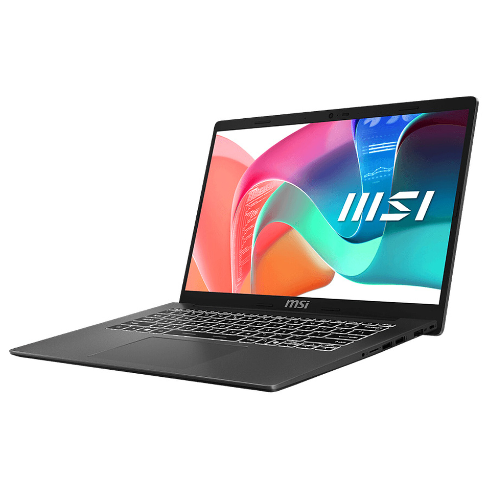 MSI MODERN 14 F13MG-090FR - CORE i3-1315U - 16GO DDR4 - 512GO SSD - 14" LED FHD - WIFI - WIN 11 - AZERTY - BLACK – Image 4