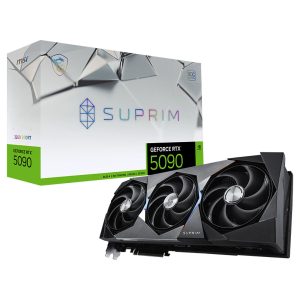 MSI GEFORCE RTX 5090 SUPRIM SOC 32G - CARTE GRAPHIQUE - 32 GO GDDR7 - PCIe 5.0 - HDMI + 3x DISPLAYPORT - DLSS 4 - OC - BLACK