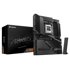 GIGABYTE B850 AORUS STEALTH - CARTE MÈRE ATX - SOCKET AM5 - 4 x DDR5 - 1 x PCIe 5.0 X16 - 4 x M.2 NVMe - WIFI 7 - BT 5.4 - LAN 5GBE - USB 3.2 - BLACK
